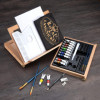 Coffret - Chevalet d'artiste - Peinture acrylique et accessoires - Royal & Langnickel
