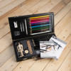 Coffret - Crayons couleurs et graphite - Esquisse et dessin - Initiation - Royal & Langnickel