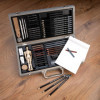Coffret - Crayons couleurs et graphite - Esquisse et dessin - 58 pièces - Royal & Langnickel