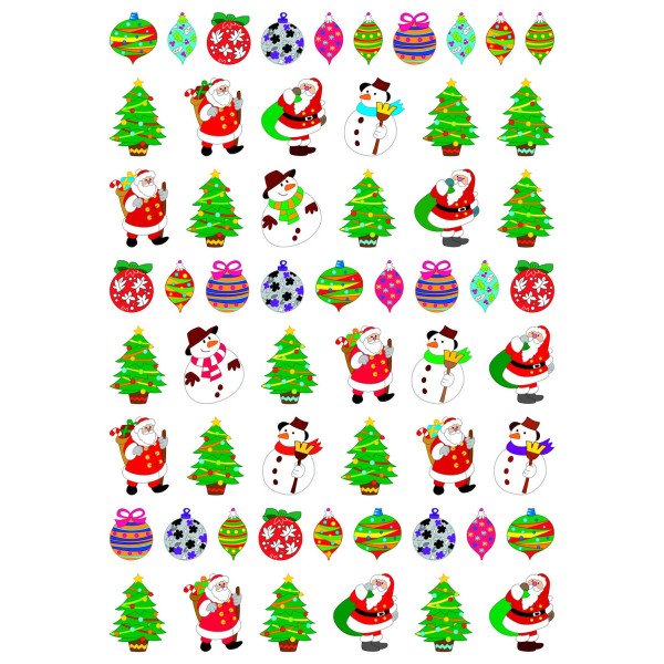 Gommettes - Thème Noël - 116 pièces - Ctop