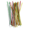 Chenilles - Couleurs métallisées - Loisirs créatifs noël - 24 pièces
