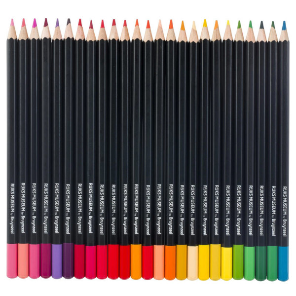 Crayons de couleur - Beaux-arts - Boîte métal de 50 couleurs - La Ronde de Nuit