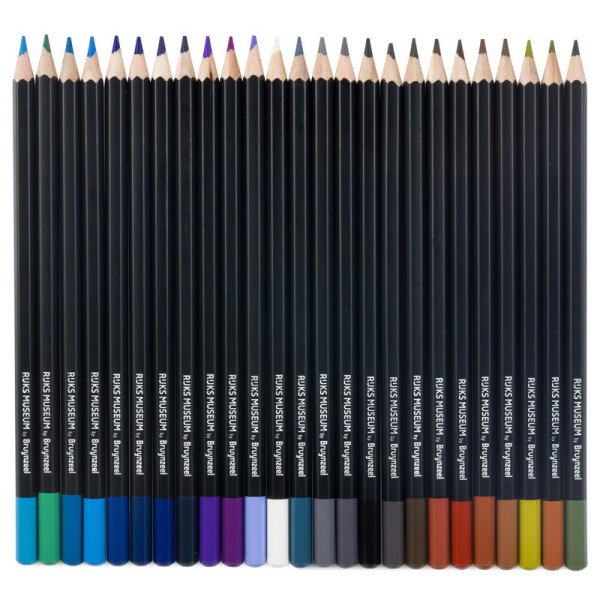 Crayons de couleur - Beaux-arts - Boîte métal de 50 couleurs - La Ronde de Nuit