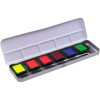 Peinture aquarelle - Couleurs effet néon - Boite de 6 godets - Finetec Premium