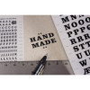 Lettres et chiffres - Blancs - Transfert - Autocollant - 6mm hauteur - Decadry