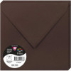 photo-Enveloppes - Carré - 165x165mm - Pollen - Marron cacao - 20 unités - Clairefontaine