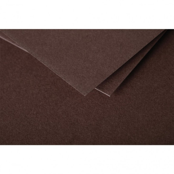 Enveloppes - Carré - 165x165mm - Pollen - Marron cacao - 20 unités - Clairefontaine