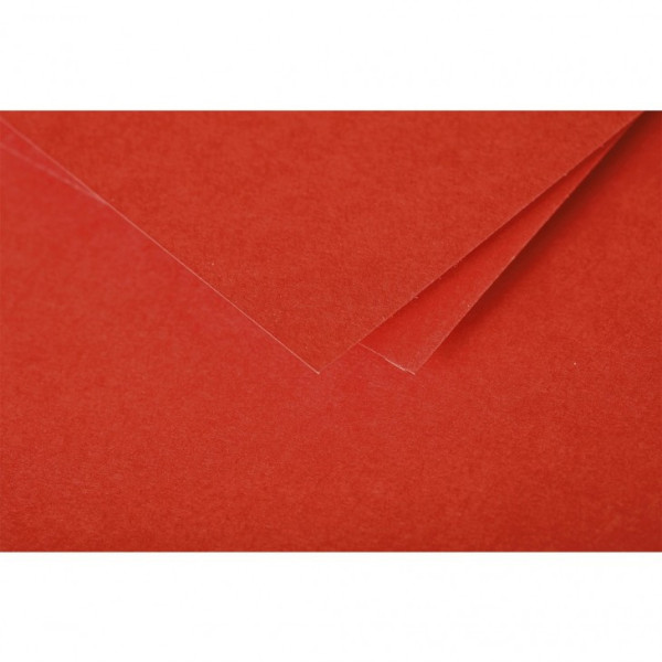 Enveloppes - Carré - 165x165mm - Pollen - Rouge corail - 20 unités - Clairefontaine