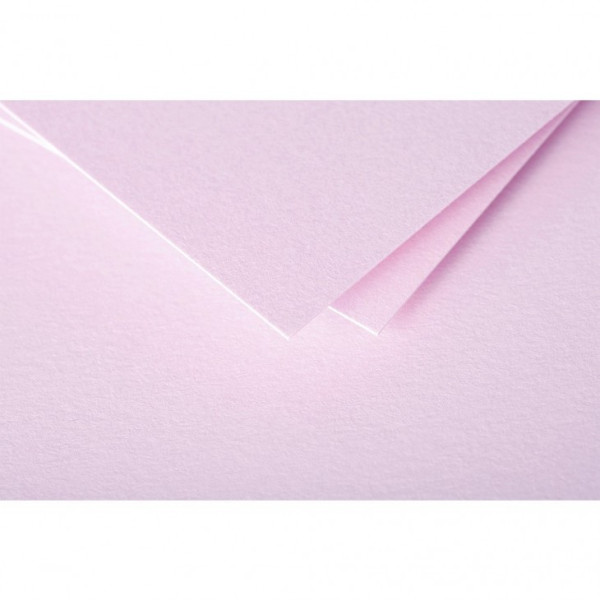 Enveloppes - Format C6 - 114x162mm - Pollen - Rose dragée - 20 unités - Clairefontaine