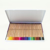 Crayons de couleur - Mine épaisse - 24 couleurs - Boîte métal - Milan