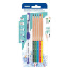 Crayons de couleur - Aquarelle + Pinceau avec réservoir d'eau - 5 couleurs - Milan