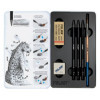 Crayons graphite - Aquarelle - HB, 4B et 8B - Accessoires - Boîte métal - Milan