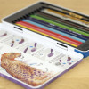 Crayons de couleur - Aquarelle - Sans bois - Pinceau inclus - 12 couleurs - Milan