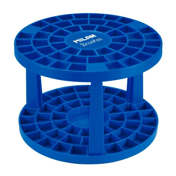 Support pour pinceaux - Pour sécher et ranger - 49 trous - Plastique rigide