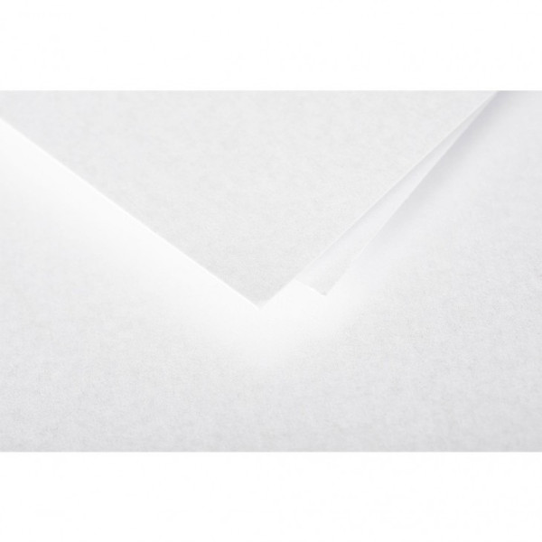 Enveloppes - Carré - 140x140mm - Pollen - Blanc irisé - 20 unités - Clairefontaine
