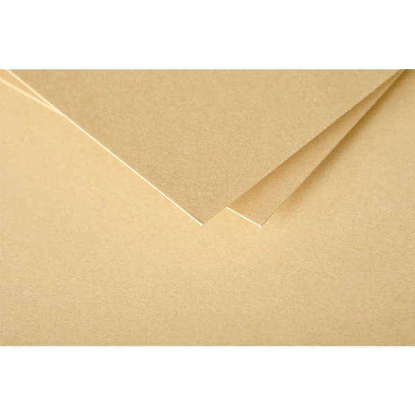 Enveloppes - Carré - 140x140mm - Pollen - Caramel - 20 unités - Clairefontaine