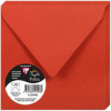 photo-Enveloppes - Carré - 140x140mm - Pollen - Rouge corail - 20 unités - Clairefontaine
