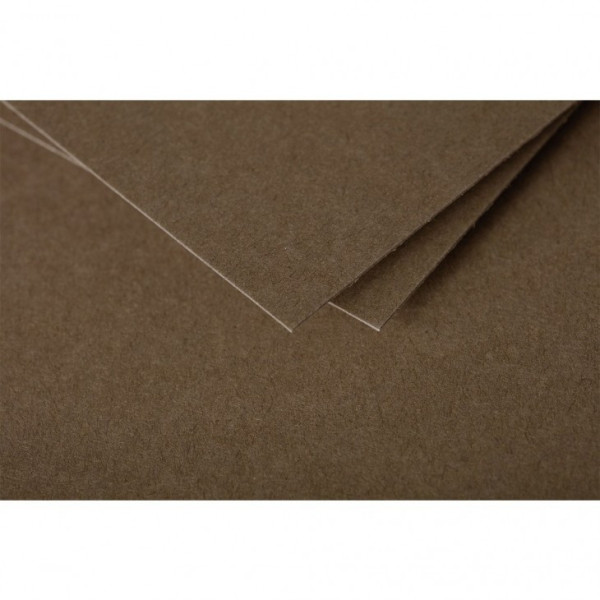 Enveloppes - Carré - 140x140mm - Pollen - Marron taupe - 20 unités - Clairefontaine