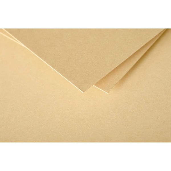 Enveloppes - Format DL - 110x220mm - Caramel - 20 unités - Clairefontaine