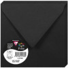 photo-Enveloppes - Carré - 140x140mm - Noir - 20 unités - Clairefontaine