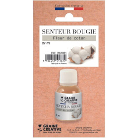 photo-Parfum - Pour bougie à faire soi même - Senteur fleur de coton - 27ml
