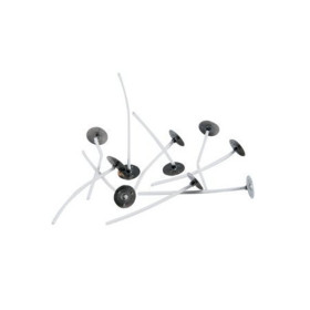 Mèches pour bougie - Enduite - 7 cm de longueur - Avec support métal - 10 pièces