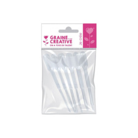 photo-Pipettes en plastique - Pour colorant et parfum - Savon et bougie - 6 pièces