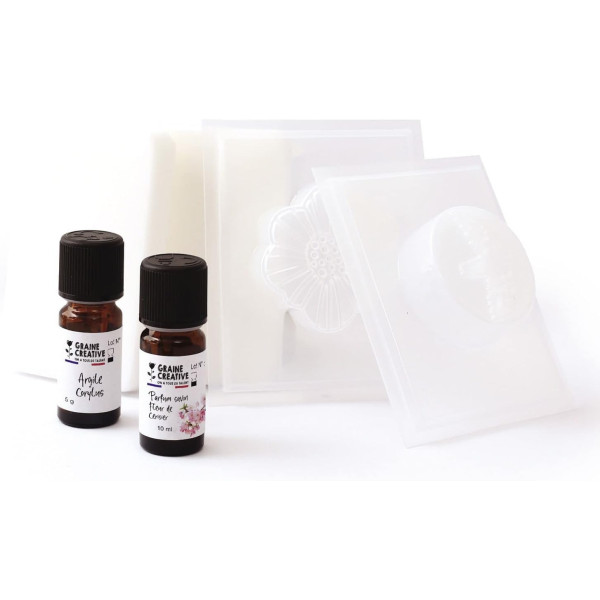 Kit créatif - Créer des savons au karité - Moules + blocs de savon - Graine créative