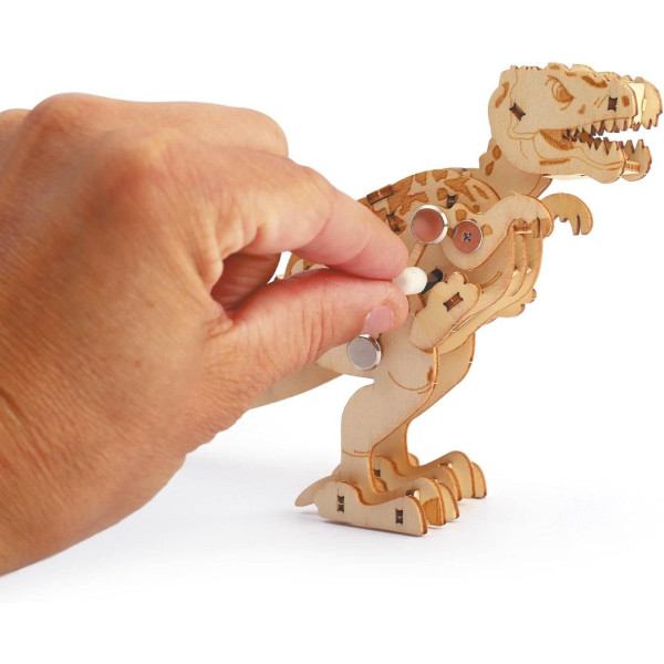 Maquette - Puzzle - 3D - Mécanique - Dinosaure - Tyrannosaure - 67 pièces - Dès 8 ans