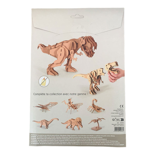 Maquette - Puzzle - 3D - Dinosaure - Tyrannosaure - 49 pièces - Dès 8 ans