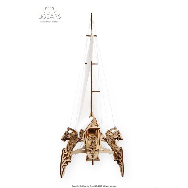 Modélisme - Maquette - Ugears - Trimaran Merihobus - 237 pièces - Bois - 3D