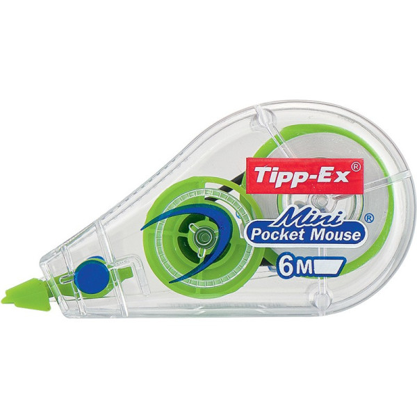 Ruban Correcteur 6 Mètres - Mini Pocket Mouse - Tipp-Ex | Surdiscount