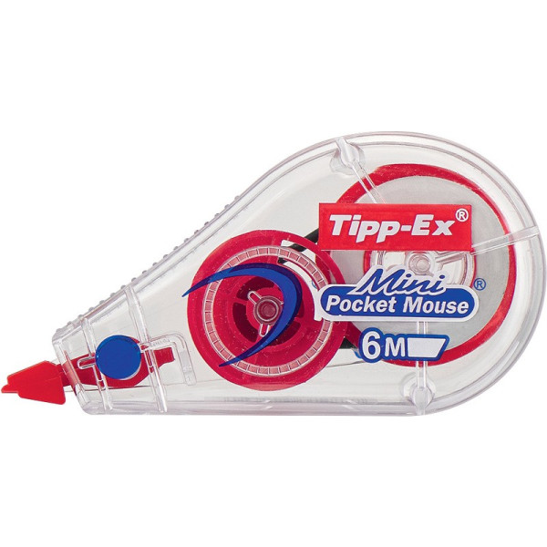 Ruban Correcteur 6 Mètres - Mini Pocket Mouse - Tipp-Ex pas cher