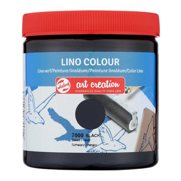 photo-Peinture pour linogravure - Noir - Linoléum - Art Création - 250ml