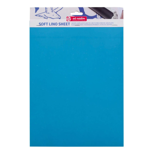 photo-Plaque - Feuille - Lino - 23x30cm - Souple - Pour linogravure et tampons lino