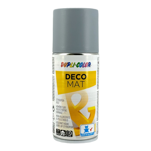 photo-Bombe de peinture - Gris argent - RAL 7001 - Mat - Tous supports - Loisirs créatifs - 150ml