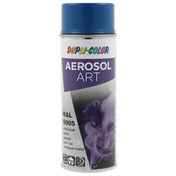 photo-Bombe de peinture - Bleu signal - RAL 5005 - Satiné - Tous supports - Aérosol Art