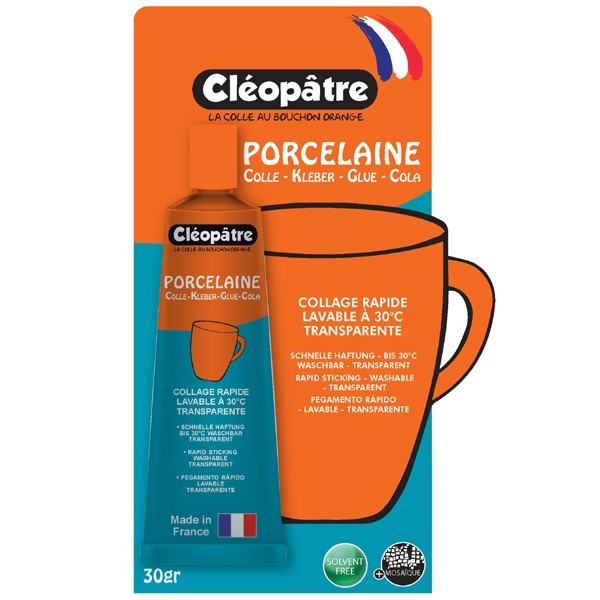 Tube De Colle Porcelaine - 30G - Cleopâtre pas cher