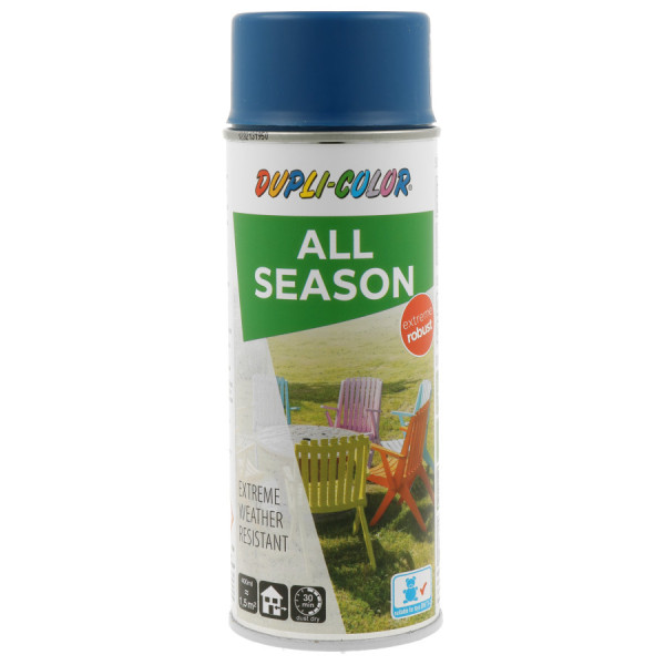 photo-Bombe de peinture - Extra robuste - Bleu gentiane - RAL 5010 - Mate - Tous supports - All season