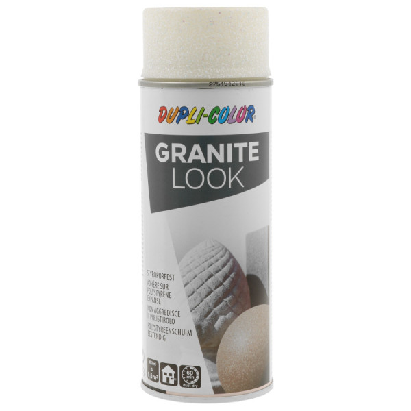 Bombe de peinture - Effet granit - Blanc - Duplicolor - 400 ml