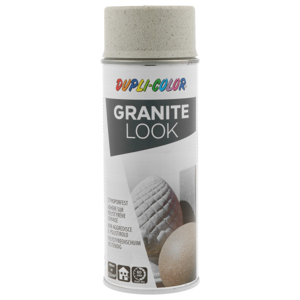 photo-Bombe de peinture - Effet granit - Gris clair - Duplicolor - 400 ml