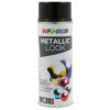 photo-Bombe de peinture - Effet métallisé - Noir - Tous supports - Dupli-color - 400ml