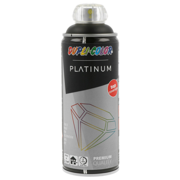 photo-Bombe de peinture - Noir - RAL 9005 - Satiné mate - Décoration - Platinium