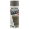 photo-Bombe de peinture - Gris - Effet vintage - Peinture à la craie - Vintage look - 400ml
