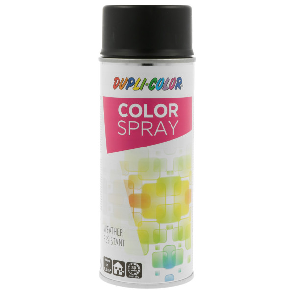 photo-Bombe de peinture - Noir - RAL 9005 - Mat - Tous supports - Color special - 400ml