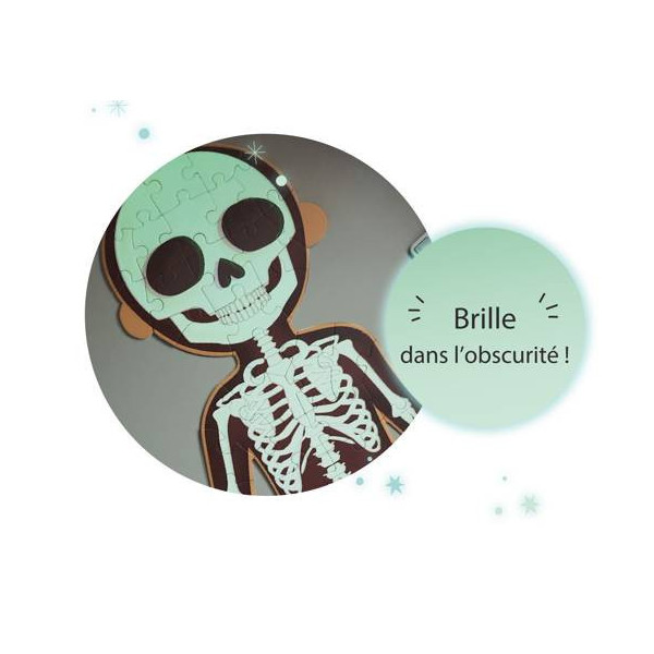Puzzle - Enfant - 240 pièces - Apprendre le corps humain - Apli Kids