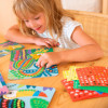 Kit loisirs créatifs - Mosaïque jungle - Dessin à compléter avec de la mousse EVA - Enfant - Apli Kids