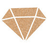 Peinture tous supports - Pailletée - Or pastel - 80ml - IZINK - Diamond