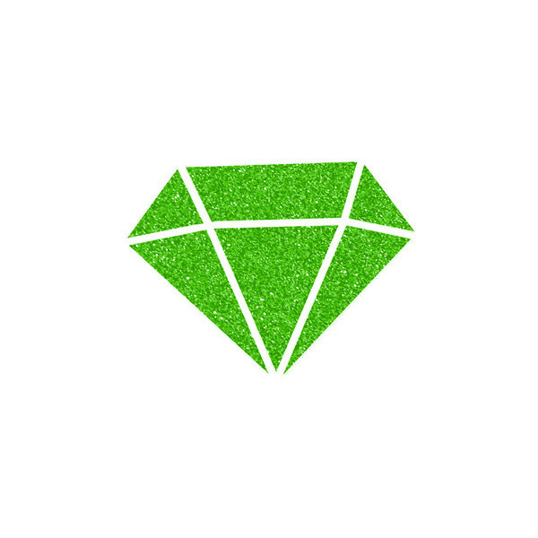 Peinture tous supports - Pailletée - Vert foncé - 80ml - IZINK - Diamond