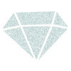 Peinture tous supports - Pailletée - Argent - 80ml - IZINK - Diamond